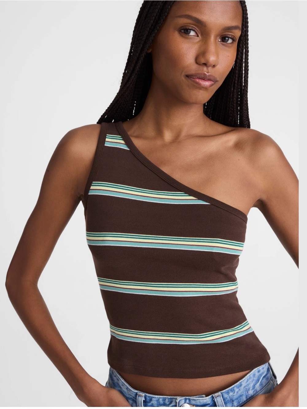 Madewell x Shopbop ‘90s One Shoulder Tank Top